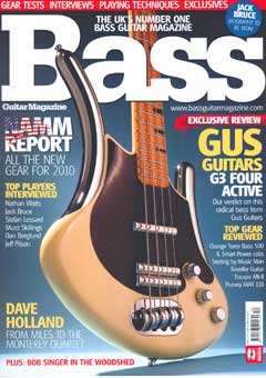 Bass Guitar Magazine review...
